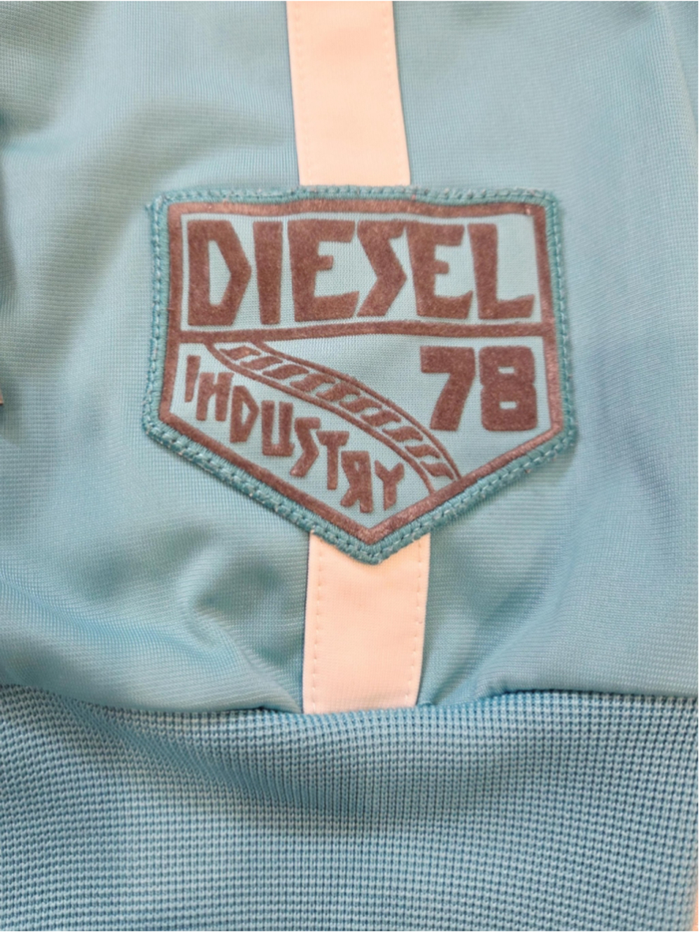 Vintage Y2K Diesel Vest, aqua sleeveless top, Streetwear XS | Light Marks - Picture 6 of 13